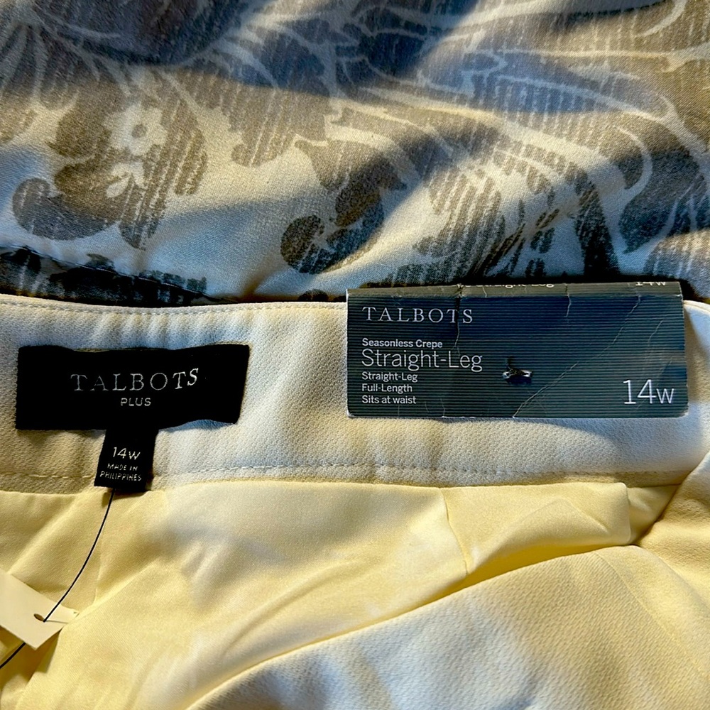 Talbots white pants